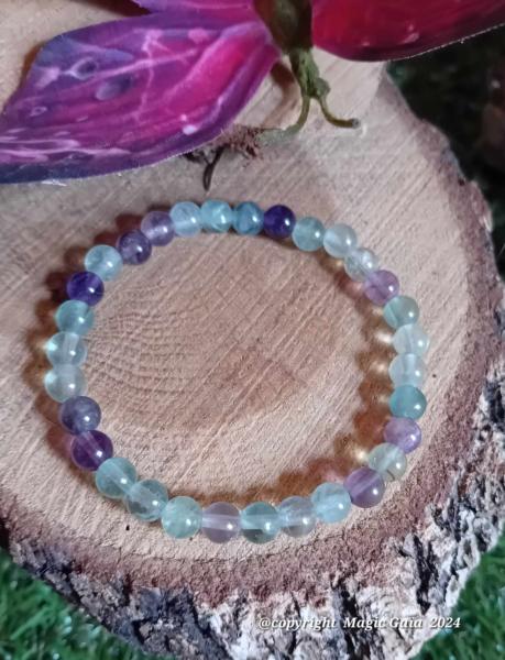 Bracelet Fluorite ( 6 mm )