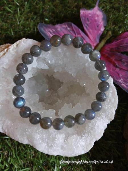 Bracelet labradorite ( 8 mm )