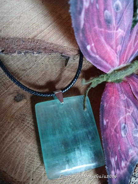 Pendentif Fluorite verte