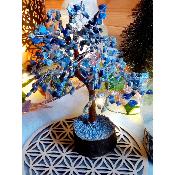 Arbre du bonheur lapis lazuli 300 pierres