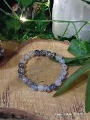 Bracelet agate veine de dragon ( 8 mm ) 