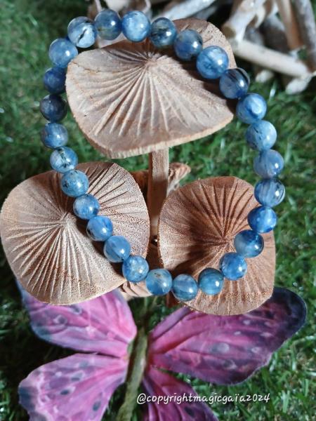 Bracelet Cyanite bleue 