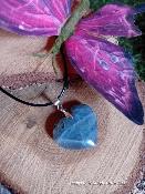 Pendentif coeur labradorite 