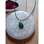 Pendentif malachite 