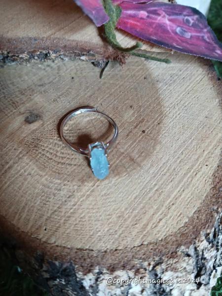 Bague aigue marine 