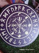 Planche de divination futhark en bois ( 20cm )