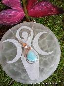 Pendentif  Larimar argent 925