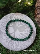 Bracelet Malachite ( 6 mm )