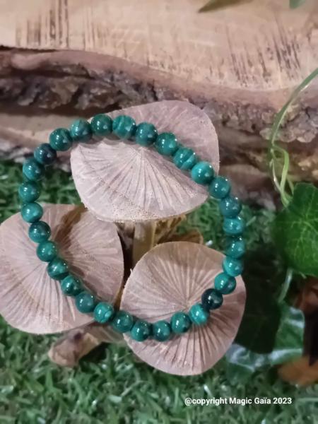 Bracelet Malachite ( 6 mm )