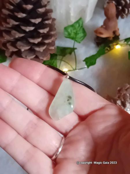 Pendentif Prehnite