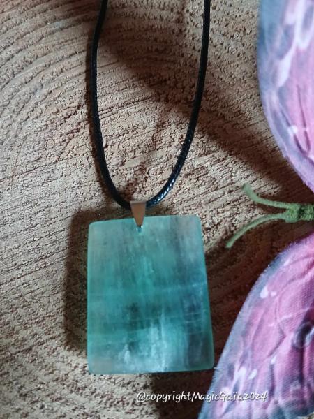 Pendentif Fluorite verte