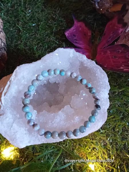 Bracelet Larimar ( véritable )