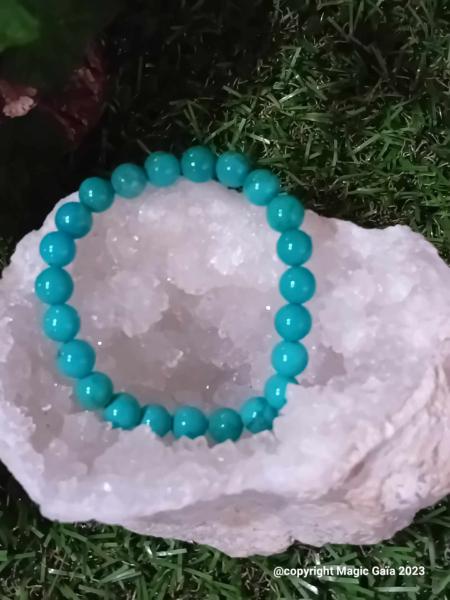 Bracelet turquoise  ( 8 mm )