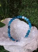 Bracelet apatite ( 6 mm )