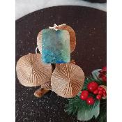 Pendentif Azurite Chrysocolle rectangle