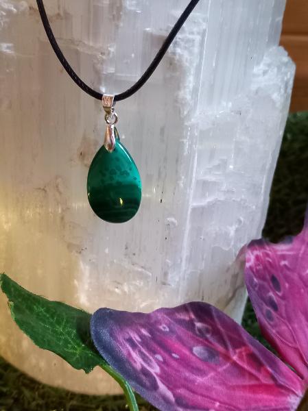 Pendentif malachite 