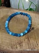 Bracelet apatite ( 6 mm )