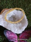 Bracelet calcite jaune ( 6 mm )