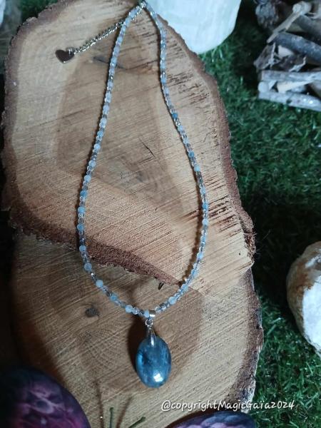 Collier Labradorite créée par Magic Gaïa réglable