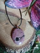 Pendentif rhodonite 