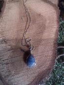 Pendentif goutte lapis lazuli 