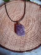 Pendentif lépidolite