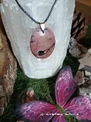 Pendentif rhodonite 