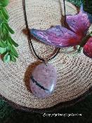 Pendentif rhodonite 