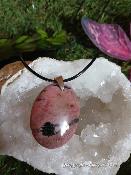 Pendentif rhodonite 