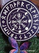 Planche de divination futhark en bois ( 20cm )